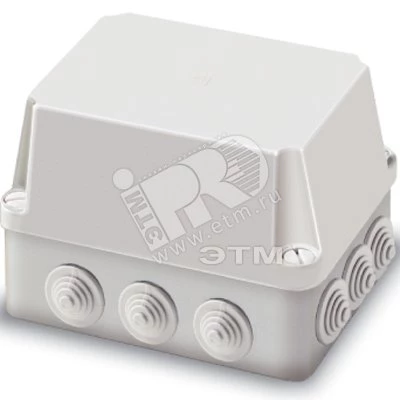 Коробка расп,гермет,с вводами пласт,винт IP55 220х170х150мм ШхВхГ