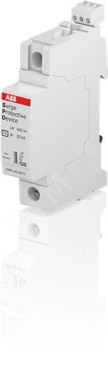 Ограничитель импульсных перенапряжений УЗИП OVR T2 40-440 P TS QS ABB 2CTB803871R0500