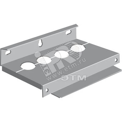 Фланец OEZXP24R, 400x230(фланец2) с круглыми отверстиями для рубильников в металлическом боксе