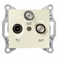 RTV/SAT/SAT розетка оконеч., беж.