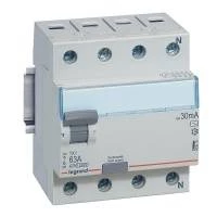 Четырехполюсное устройство защитного отключения TX3 4П 63A 30MA -AC