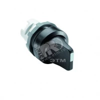 Переключатель M3SS2-20B (короткая ручка) черный 3-х позиционный без подсветки (только корпус) с возвратом в среднее положение