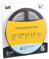 Светодиодная лента LED 5м блистер LSR-5050WW30-7,2-IP20-12V IEK