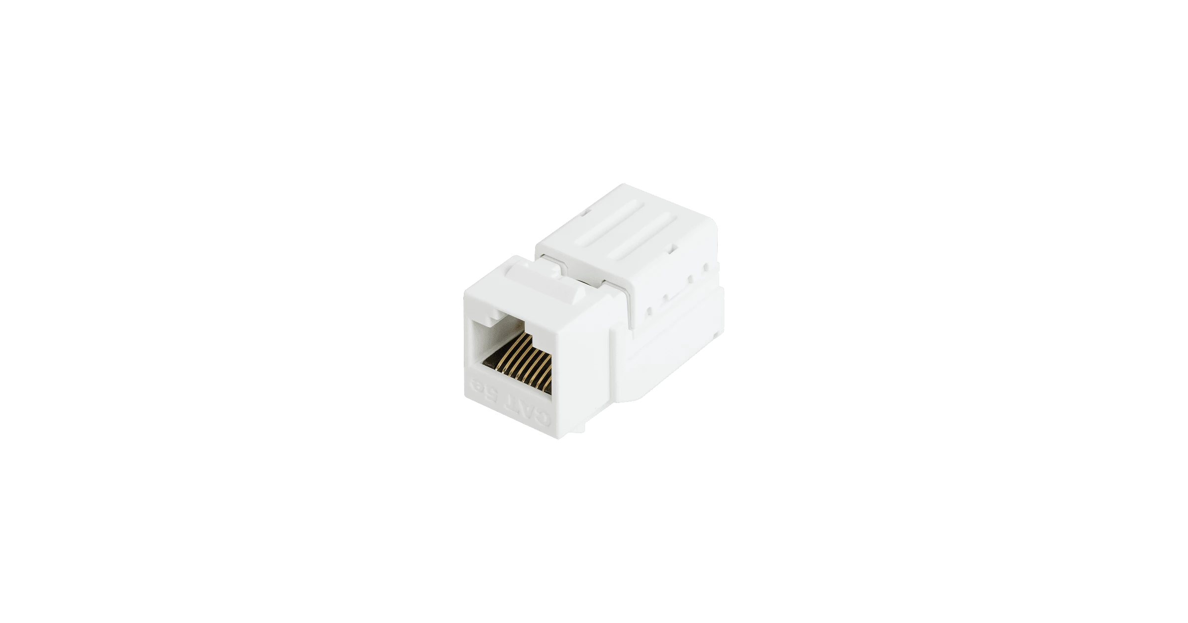 Модуль-вставка NIKOMAX типа Keystone, Кат.5е (Класс D), 100МГц, RJ45/8P8C, FT-TOOL/110/KRONE, T568A/B, неэкранированный, белый - гарантия: 5 лет расширенная / 25 лет системная