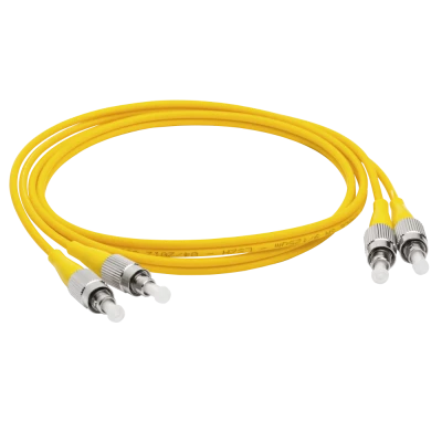 Патч-корд оптический LANMASTER, LSZH, дуплексный, FC/APC-FC/UPC, SM, 15 м
