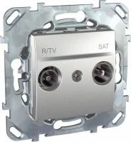 R-TV/SAT РОЗЕТКА ПРОХОДНАЯ АЛЮМ