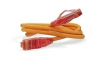 Патч-корд U/UTP, Cat.5е, LSZH, 0.3 м, оранжевый Hyperline