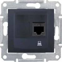 Компьютерная розетка, графит SDN4300170