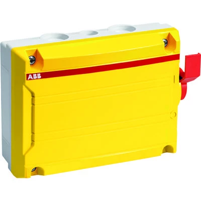 Выкл в боксе с доп, контактом 6р 16А IP65 BWS616Y TPN