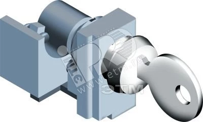 Блокировка выключателя в разомкнутом состоянии KLC T3 KEY LOCK RONIS OP,
