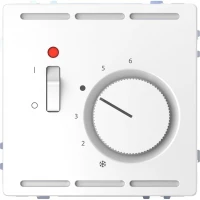 D-Life ТЕРМОРЕГУЛЯТОР с центр. пл. с выкл.24В, БЕЛ. ЛОТОС, SD