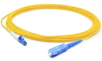 Патч-корд оптический LANMASTER, LSZH, симплексный, LC/UPC-SC/UPC, SM, 10 м