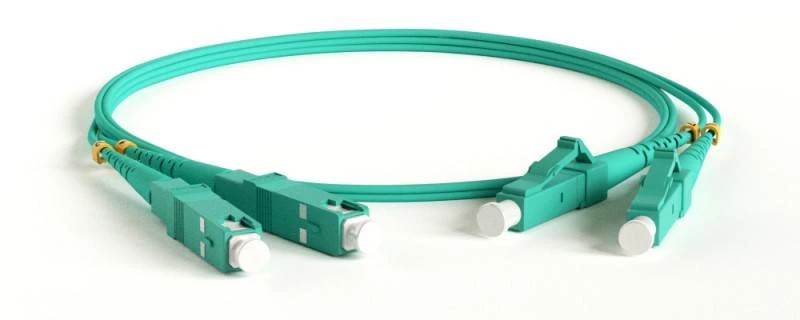 Патч-корд волоконно-оптический (шнур) MM 50/125(OM3), LC-SC, duplex, 10G, LSZH, 20 м Hyperline