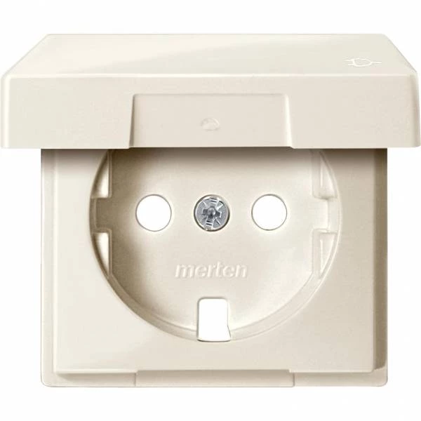 ЦЕНТР.ПЛАТА С КР.Д/МЕХ.РОЗ.SCHUKO БЕЖ MTN2341-0344