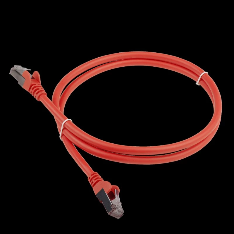 Патч-корд LANMASTER LSZH FTP кат.6, 10 м, красный