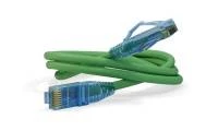 Патч-корд U/UTP, Cat.6, LSZH, 0.5 м, зеленый Hyperline