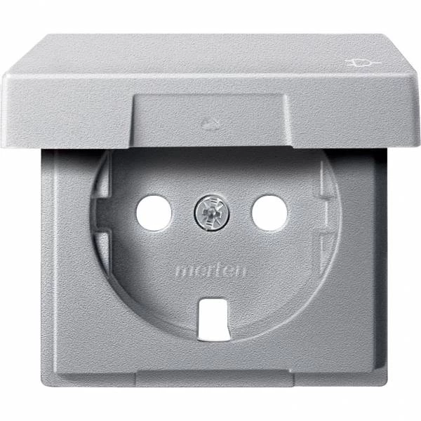 ЦЕНТР.ПЛАТА С КР.Д/МЕХ.РОЗ.SCHUKO АЛЮМ MTN2341-0460