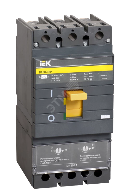 Авт. выкл. ВА88-35Р 3Р 200А 35кА IEK