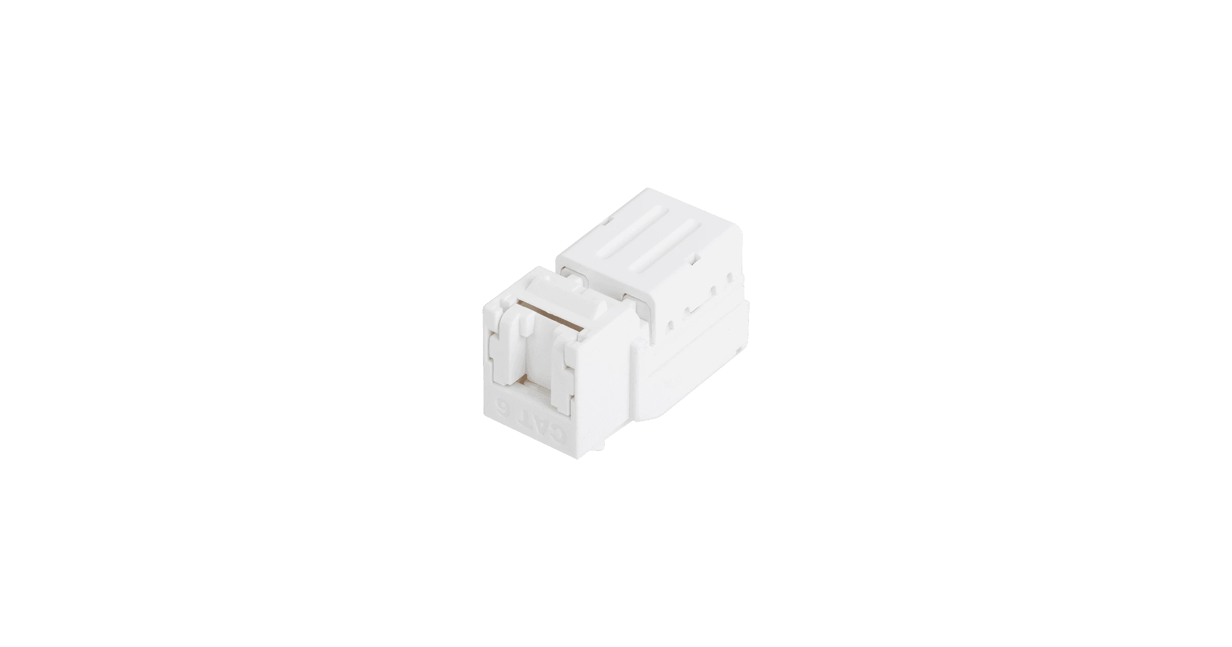 Модуль-вставка NIKOMAX типа Keystone, Кат.6 (Класс E), 250МГц, RJ45/8P8C, FT-TOOL/110/KRONE, T568A/B, неэкранированный, со шторкой, белый - гарантия: 5 лет расширенная / 25 лет системная