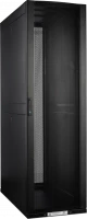 Шкаф LANMASTER DCS 48U 600x1070 мм, с перфорированными дверьми, без боковых панелей, черный