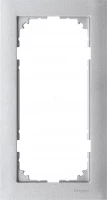 M-Pure 2-постовая рамка без перегородки, цвет алюминия