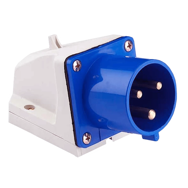 Вилка стационарная 513 2Р+РЕ 16А 220В IP44 EKF PROxima