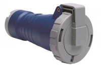 Розетка кабельная 216C6W, 16А, 2P+E, IP67, 6ч