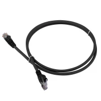 Патч-корд LANMASTER LSZH UTP кат.6, 2.0 м, черный