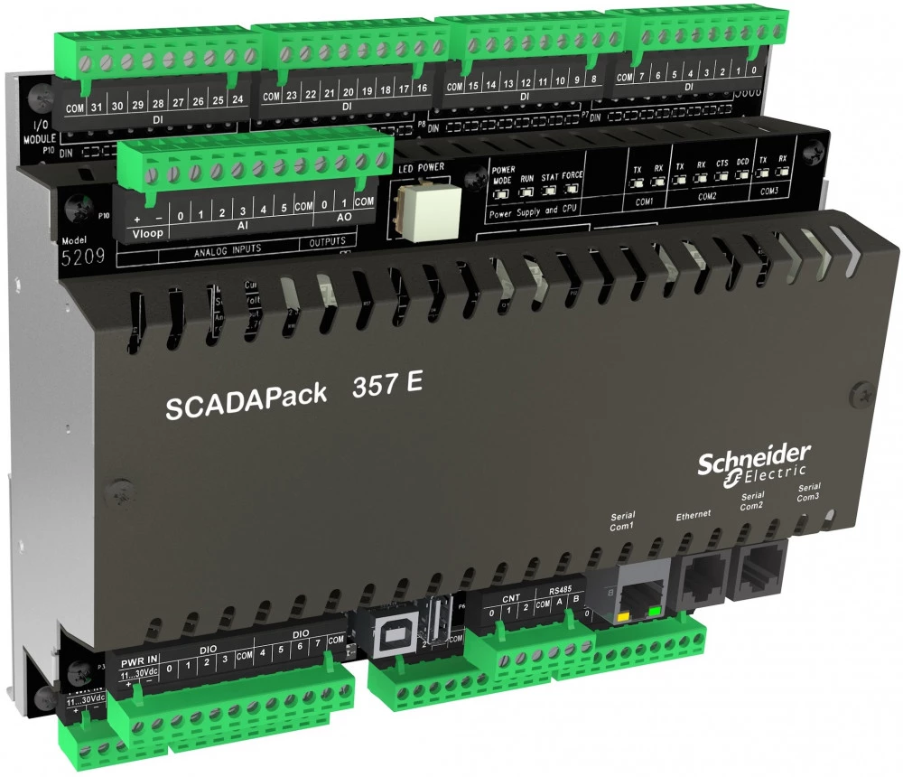 SCADAPack 357 RTU,2 газ&жид поток,IEC61131,24В,2 A/O,ATEX
