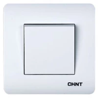 1-клавишный проходной выключатель 10А 250В (CHINT)