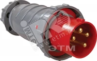 Вилка переносная ССИ-034 63А-6ч/380-415В 3Р+РЕ IP67 MAGNUM ИЭК