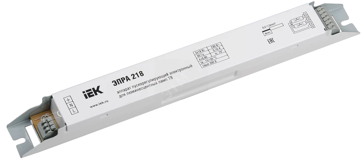 ЭПРА 218 для линейных ЛЛ Т8 IEK