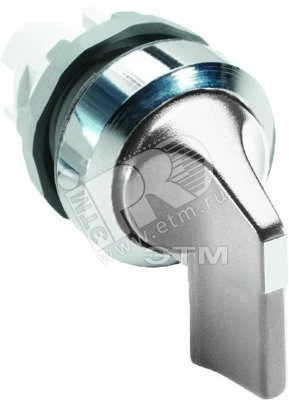Переключатель M2SS5-20U (длинная ручка) серый 2-х позиционный бе з подсветки (только корпус) 90# с фиксацией