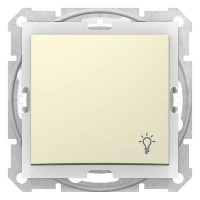 кнопка "свет" IP44 беж