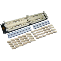 200-парный 110 кросс LANMASTER 19" 2U, блоки в комплекте
