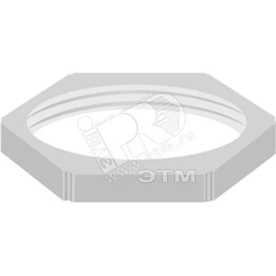 Гайка пластиковая стопорная EMUG16 для M16
