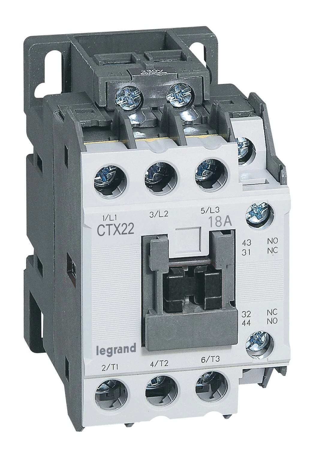 Контактор CTX3 3P 18A 1но1нз ~24V