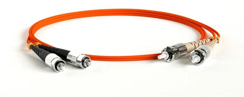 Патч-корд волоконно-оптический (шнур) MM 62.5/125, ST-FC, 2.0 мм, duplex, LSZH, 2 м Hyperline
