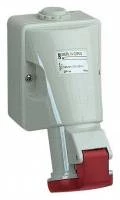 Настенная накладная розетка винтовая 32А 3P+N+E IP44 380В