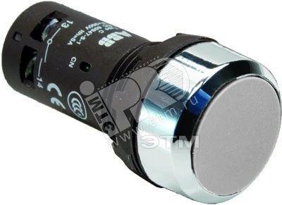 Кнопка CP2-30W-20 белая с фиксацией 2HO